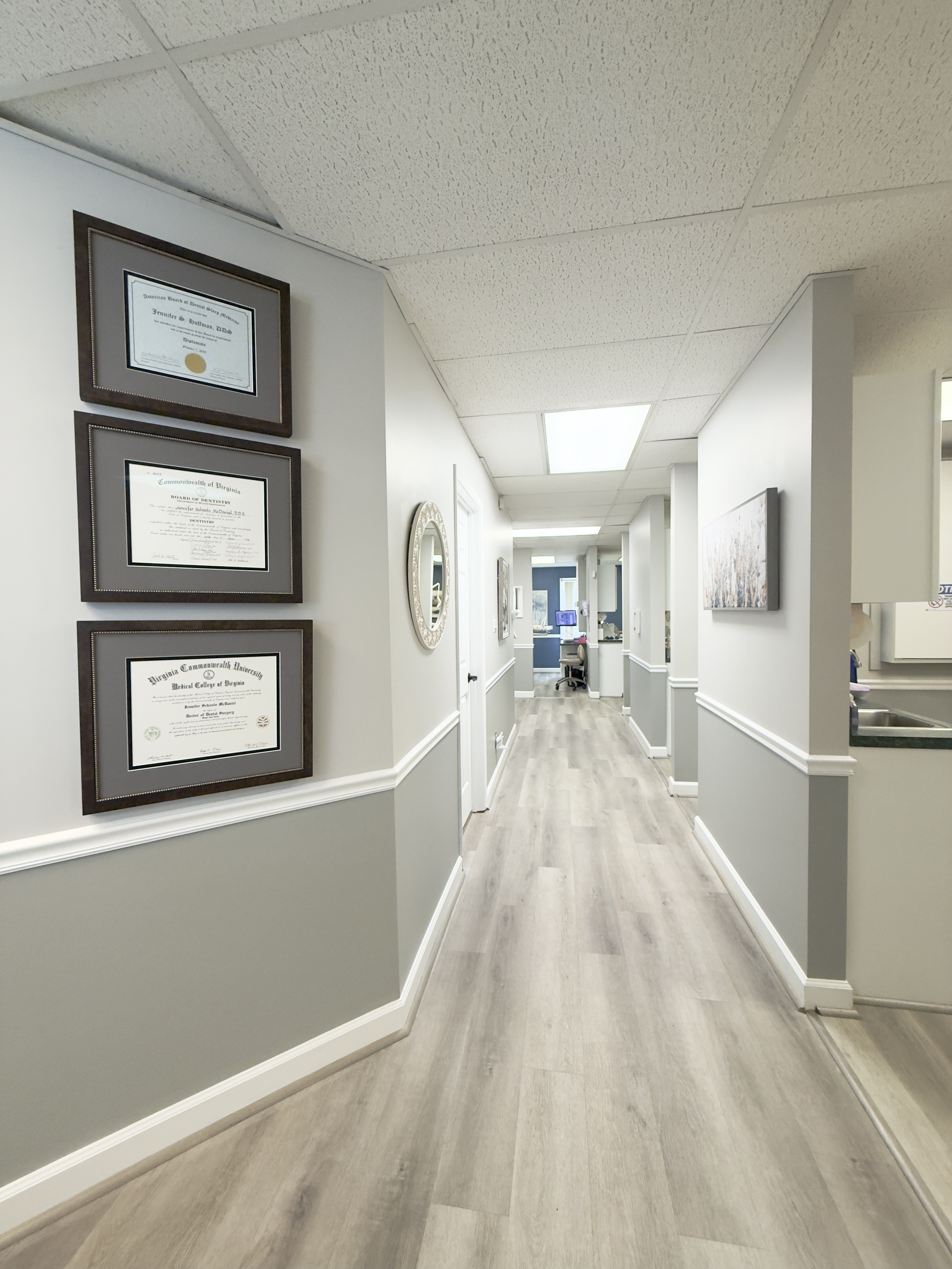 Modern treatment room